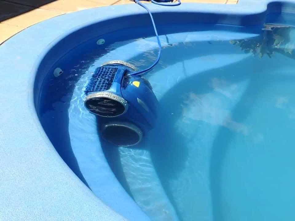 pump to extract water from pool