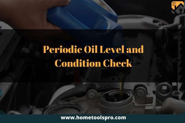 Periodic Oil Level and Condition Check