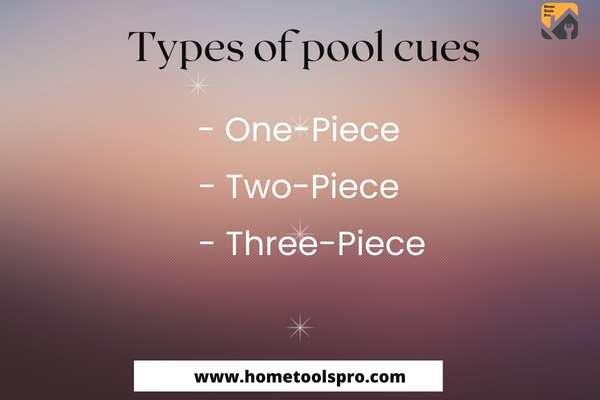 types of pool cues